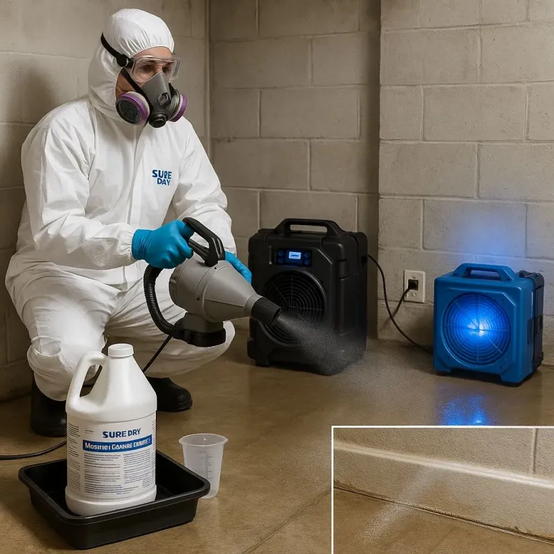 Sanitization and Odor Removal process in Loveland Park, OH